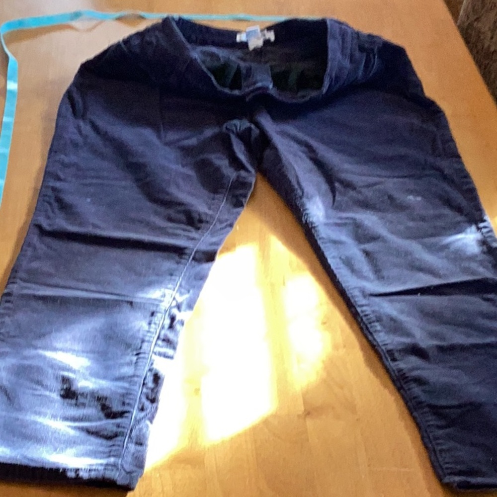 Croft and Barrow corduroy blue pants Size 18.